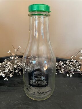 Hartzler Family Dairy (Wooster, OH) Glass Milk Bottle